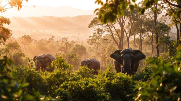 Découvrez les éléphants du parc national de Yok Don