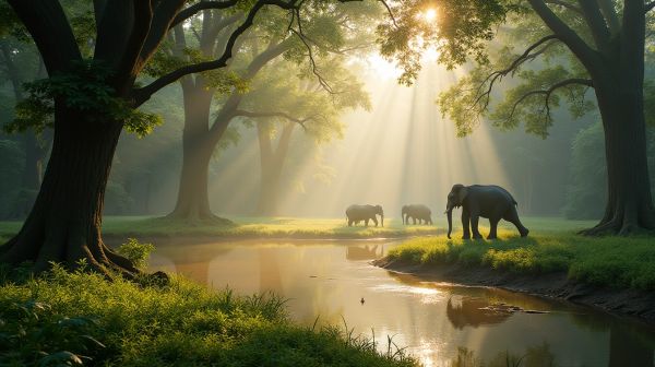 Visitez le parc national de Yok Don et ses éléphants